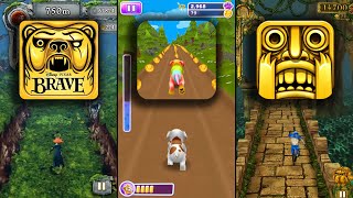 Temple Run Brave Vs Dog Run - Pet Dog Simulator Vs Temple Run - Endless Run Gameplay screenshot 2