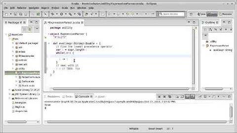 Expression Parsing using Scala