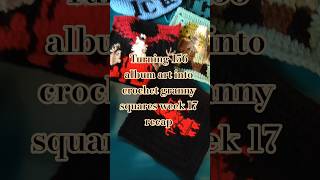 Turning 156 album art into #crochet #grannysquare week 17 #heavymetal #summoning #nite #wardruna