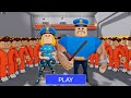 Barry muscle hard mode vs players tsunami  barrys prison run full gameplay roblox