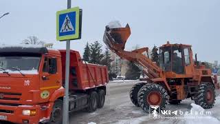 За ночь в Белгороде вывезли 900 кубометров снега