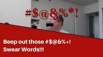 Swear Beep | Create it for for Free | A Tutorial