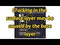 Surface Cracks via Base Layer #ConcreteBrickIssues#TechnicalChallengesinCementBrickProduction