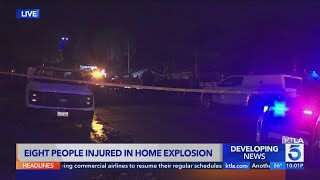 8 Injured In Mive Explosion At Chino Hills Home