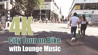 ENJOY THE CITY. 4K Bike Tour and Lounge Music -