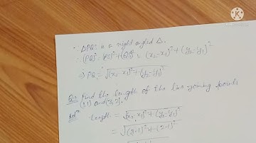 01-Analytical Geometry (Coordinate Geometry)- distance formula