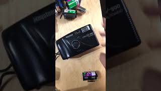 Keystone easy shot 500 auto wind & auto rewind film camera how to load a film and shoot