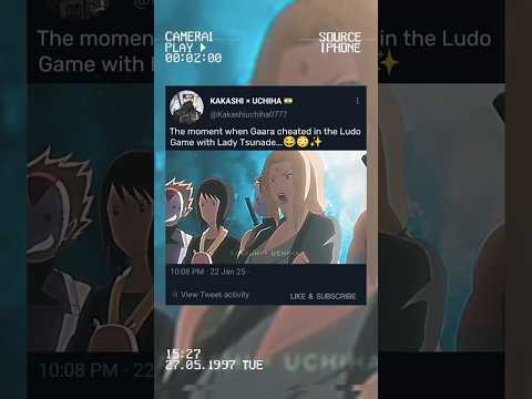 GAARA CHEATED IN THE LUDO GAME WITH LADY TSUNADE