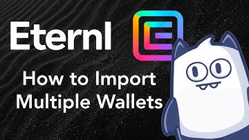 Eternl Wallet - How to Import Multiple Wallets
