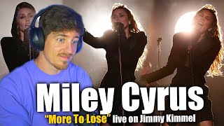 Miley Cyrus – More to Lose (Jimmy Kimmel) FIRST REACTION