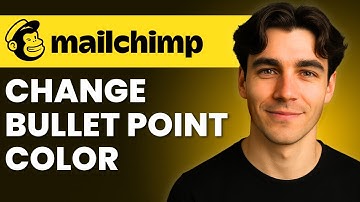 How to Change Bullet Point Color In Mailchimp (Tutorial 2026)