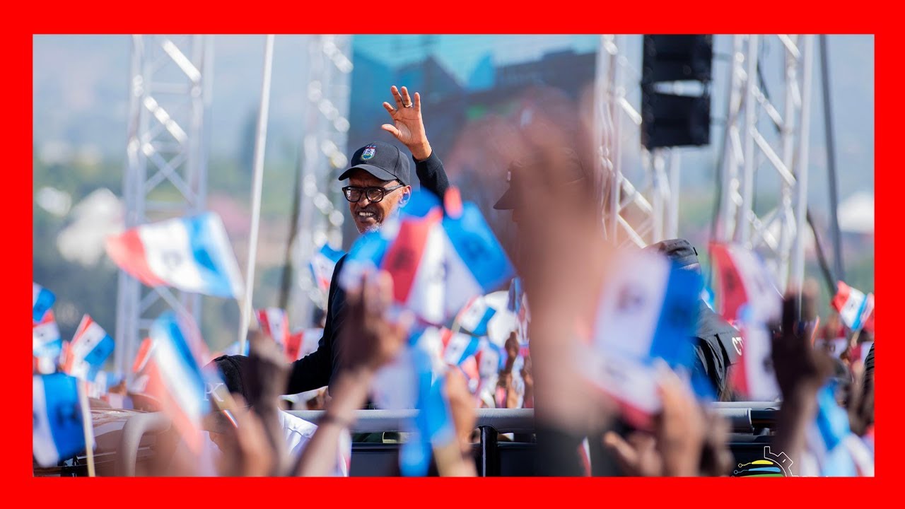 Ku munsi wa gatatu, Umukandida wa FPR Inkotanyi, Paul Kagame ...