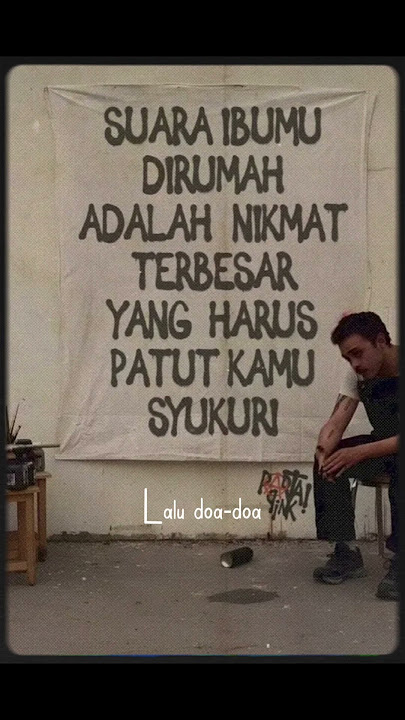 Selama masih bisa melihat senyum ibu , Dunia akan baik baik saja