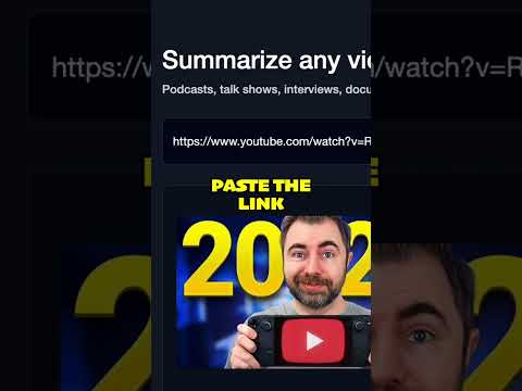 Summarize YouTube Videos