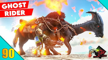 I Tamed Ghost Rider Horse Demonic Equus And Demonic Parasaur 🔥🔥🔥 : ARK Primal Fear #90