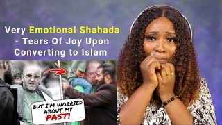 Very Emotional Shahada - Tears Of Joy Upon Converting to Islam || CHRISTIAN REACTION