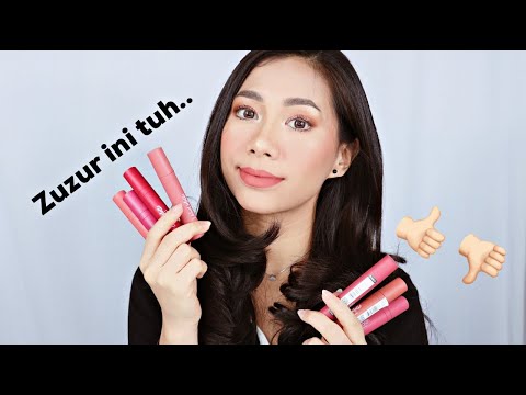 TERBARU WARDAH COLORFIT ULTRALIGHT MATTE LIPSTICK  (REVIEW + LIPSWATCHES DI KULIT SAWO MATANG). 