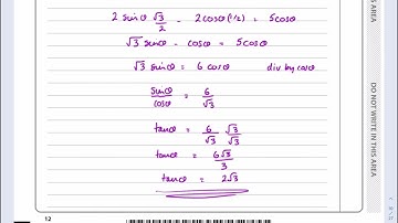 IAL, Edexcel, Oct 2021, P3, Q4, Trigonometric Addition Formulae, Equations, Pure, N Peters, WMA13/01