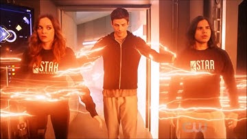 The Flash 4x22 Barry treina Cisco e Caitlin no Modo Flash - Legendado