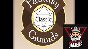 Fantasy Grounds Classic - How to Make and Adjust a Grid and Tokens - Fast and Easy