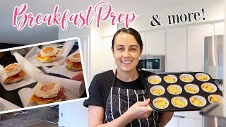 BREAKFAST MEAL PREP IDEAS | GET IT ALL DONE | COOK & CLEAN WITH ME
