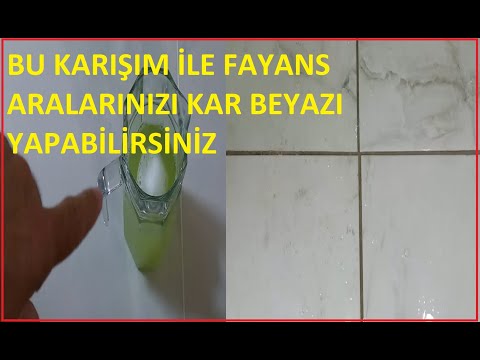 Fayans Aralarını Beyazlatmada İnanılmaz Yöntem