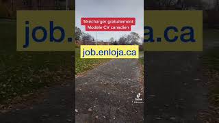 Modèle cv canadien gratuit