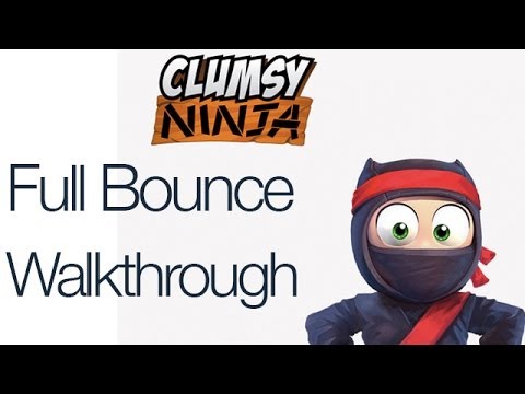 Clumsy Ninja Full Bounce Walkthrough