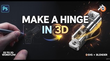 Creating the Hinges SVG | Photoshop to Blender
