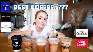 BEST COFFEE CHAIN ? Taste Test | SOUTH AFRICAN YOUTUBER