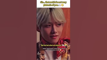 The Way Taehyung Looks at Jungkook... Sir, Control Yourself 😭 #taekook #shorts