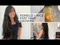 REAL RICE WATER + POMELO (grapefruit) Yao Recipe ... Benefits for grown your hair, shiny and results