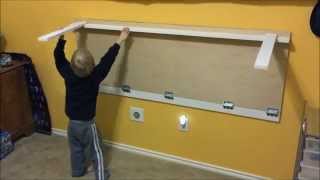 Lego Table (folds against the wall)