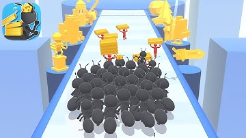 Tiny Run 3D Gameplay 🐜🐜🐜 All Levels 153-156 NEW UPDATE