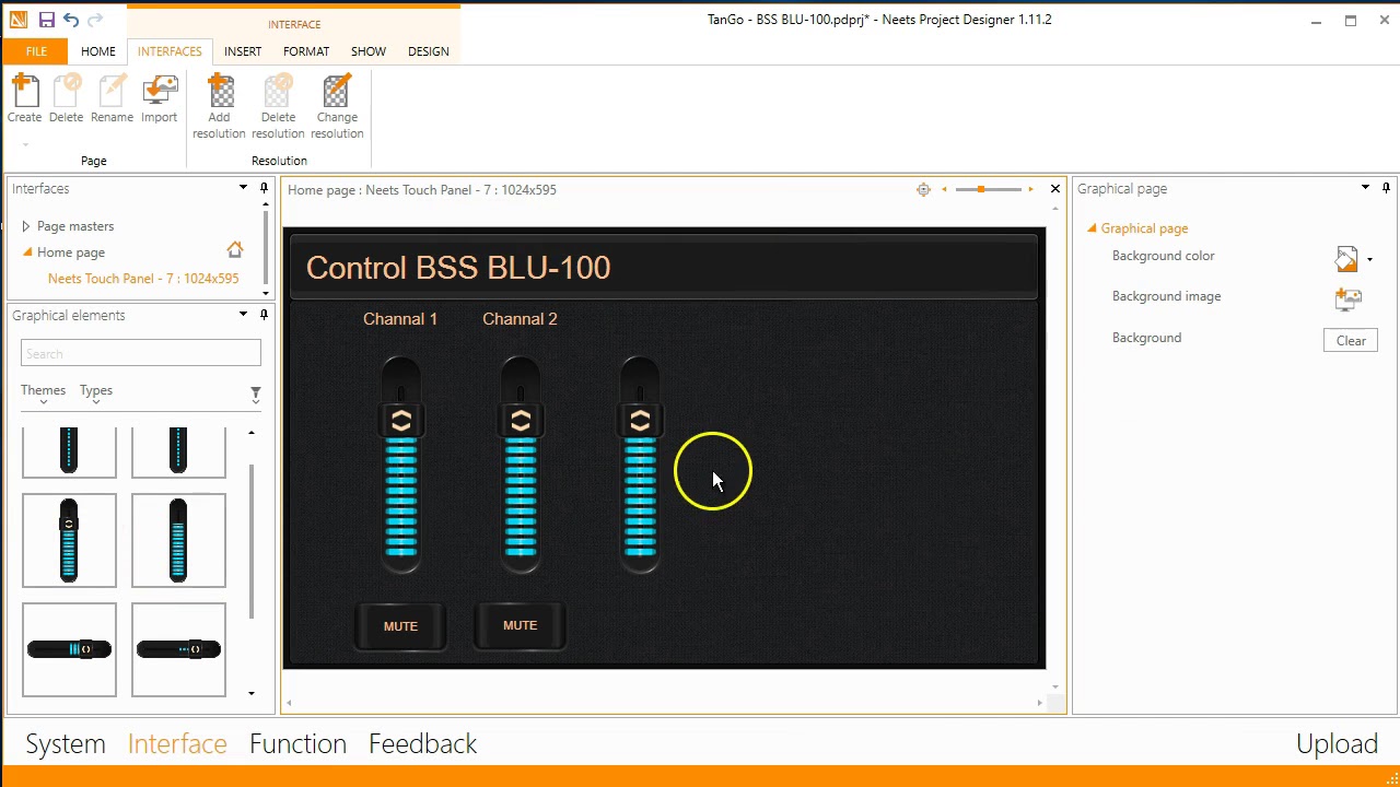 How to use BSS BLU 100 in Project Designer V2 - YouTube