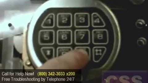 LG66E Audit Electronic Safe Keypad with eKey - Using Programmer Code to Add a New eKey