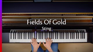 Fields Of Gold - Sting (Piano Tutorial + Sheet Music)