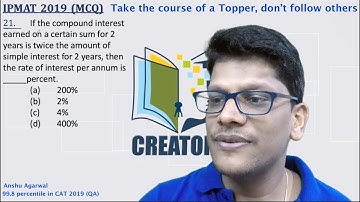 IPMAT Indore 2019 Question Paper Part 05 | IPMAT 2022 Preparation | IPMAT 2023 Preparation