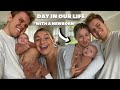HOME + NEWBORN DAY IN OUR LIFE | James and Carys