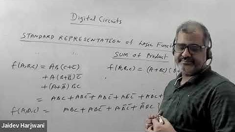 Representation of logic function Digital Electronics Lecture 6