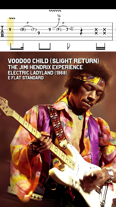 classic JIMI HENDRIX riff - Voodoo Child