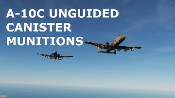 DCS World Tutorials - A-10C Warthog - Using Unguided Cluster Munitions in CCIP