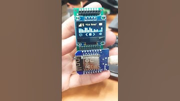 Wemos D1 Mini OLED MP3 Player Display #iot #wemos #esp32 #esp8266 #mp3 #uiux