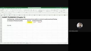 Audit Planning (ISA 300/ PSA 300) Part 1