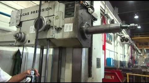 5" Lucas Model 542B-120 Table Type Horizontal Boring Mill (1982)