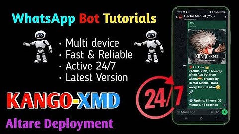 How to deploy KANGO XMD Whatsapp bot on Panel free (Telegram channel @jeliostardev)