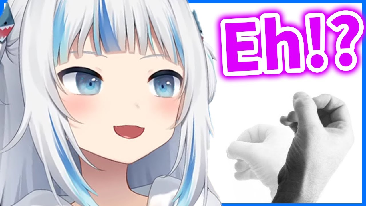 Gura accidentally pressed the Wank button【Gawr Gura / HololiveEN】