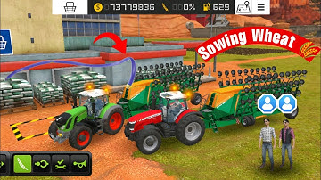 Sowing All Fields With Multiplayer In FS 18! Farming Simulator 18 Gameplay Timelapse #fs18 