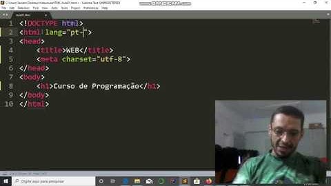 HTML Vídeo 01 - Introdução ao HTML
