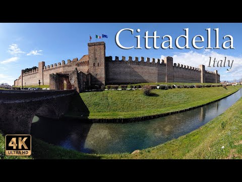 Cittadella and it's medieval walls - Italy Walking Tour